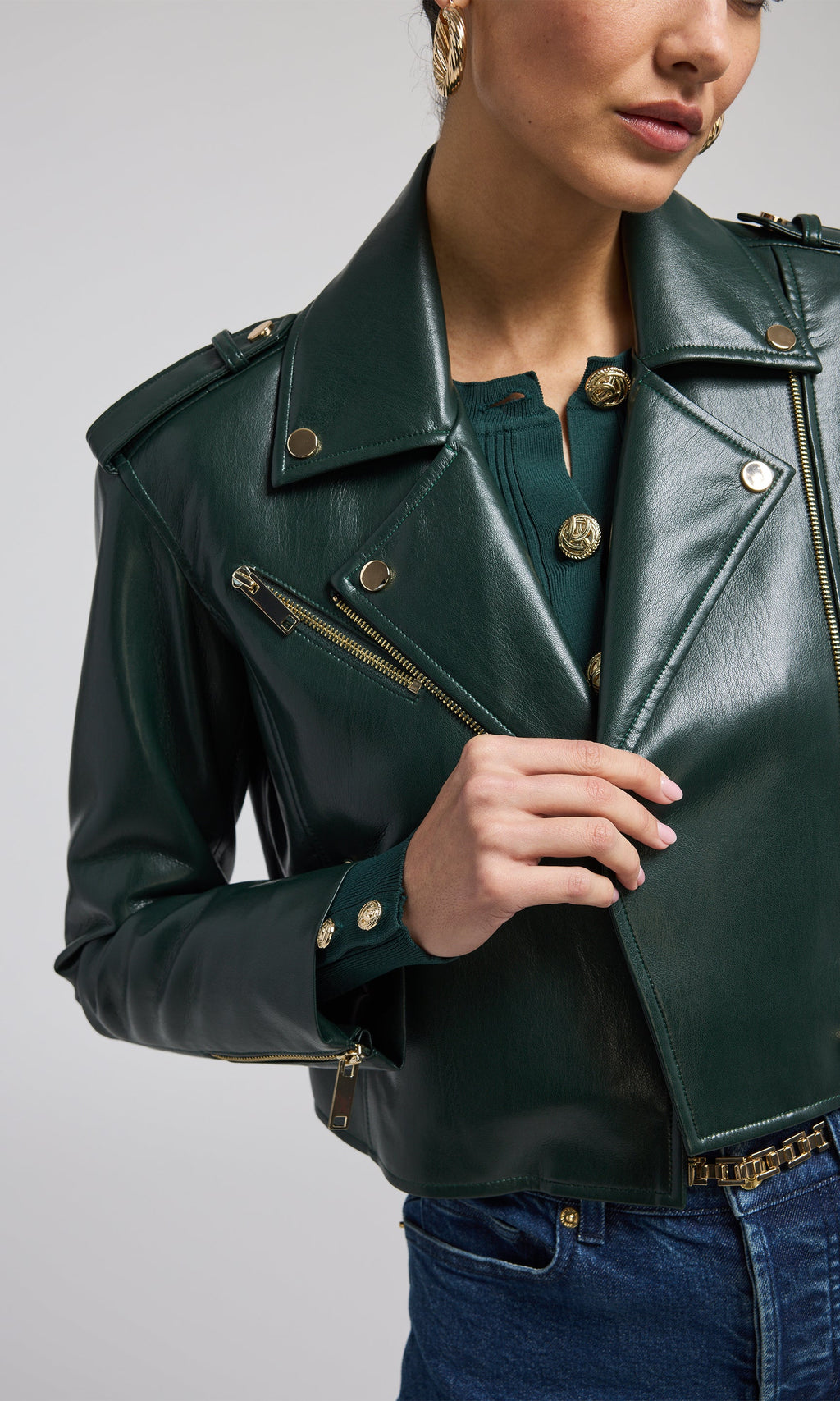 Cosita Vegan Leather Moto Jacket