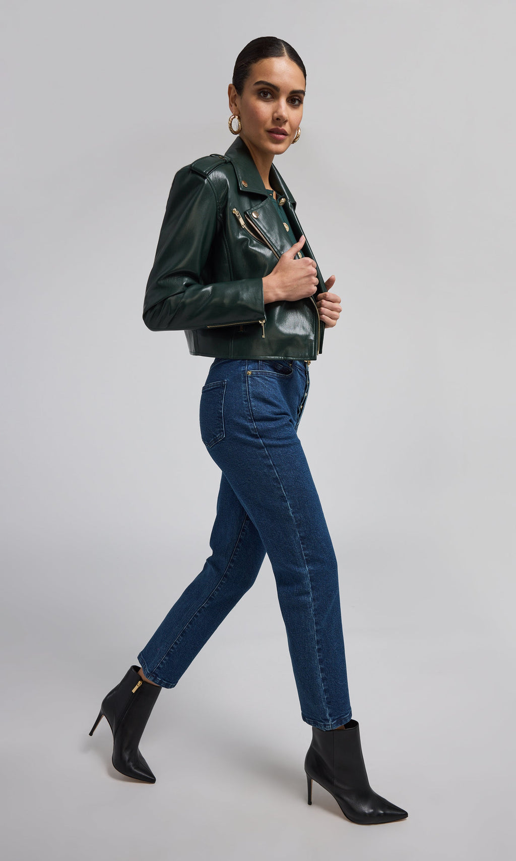 Cosita Vegan Leather Moto Jacket