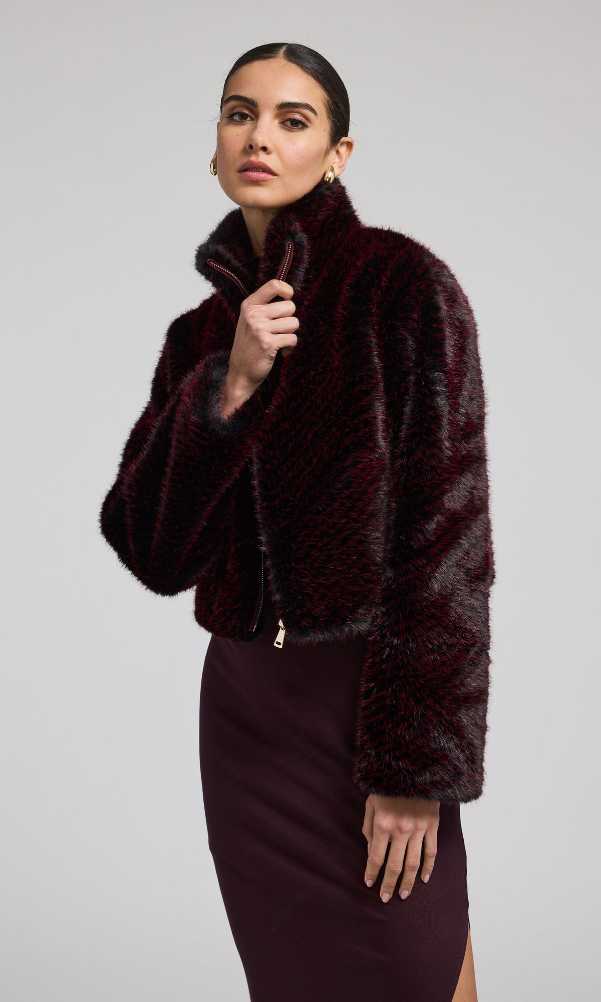 Roxi Faux Fur Bomber