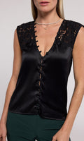 Ursula Lace Combo Blouse