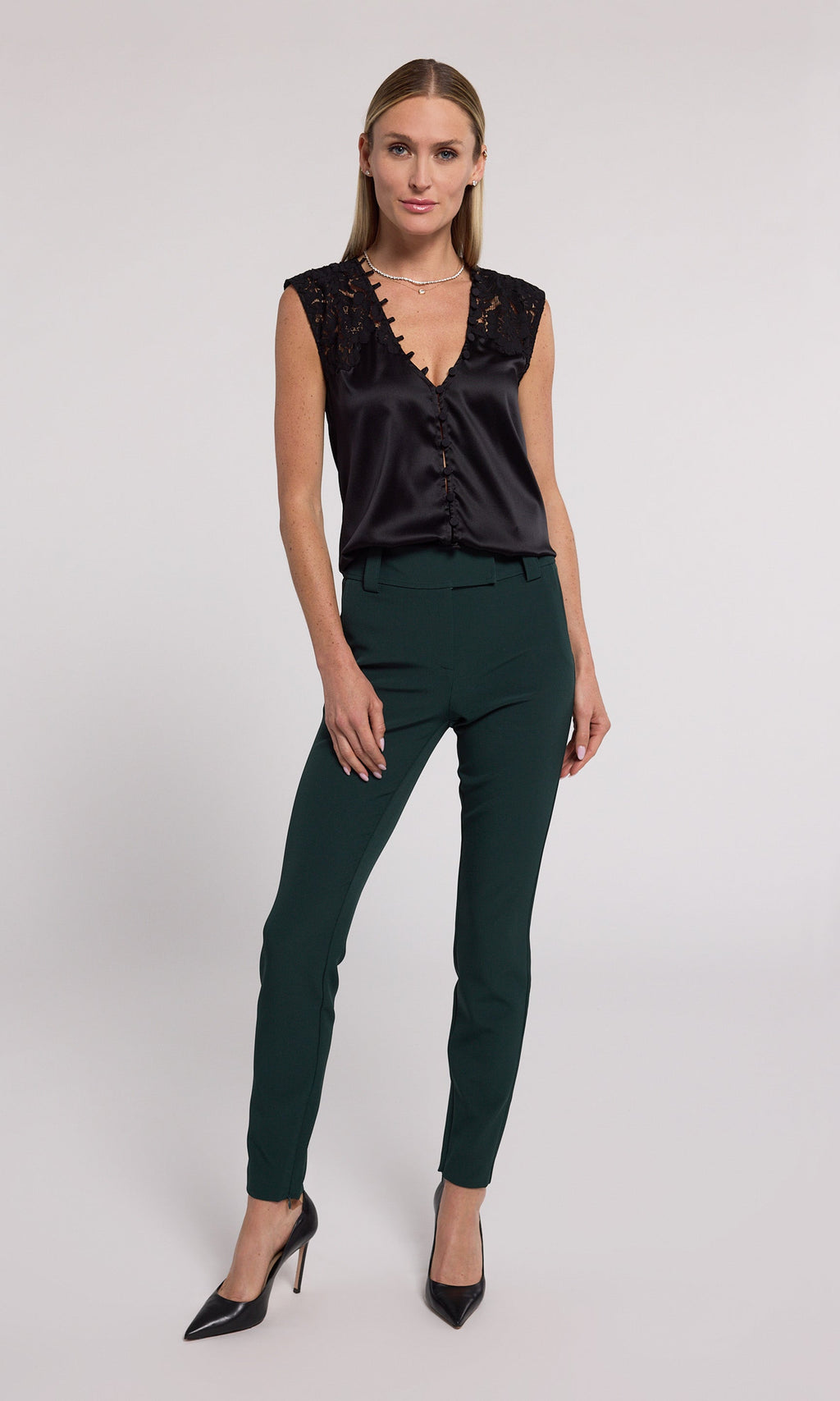Ursula Lace Combo Blouse