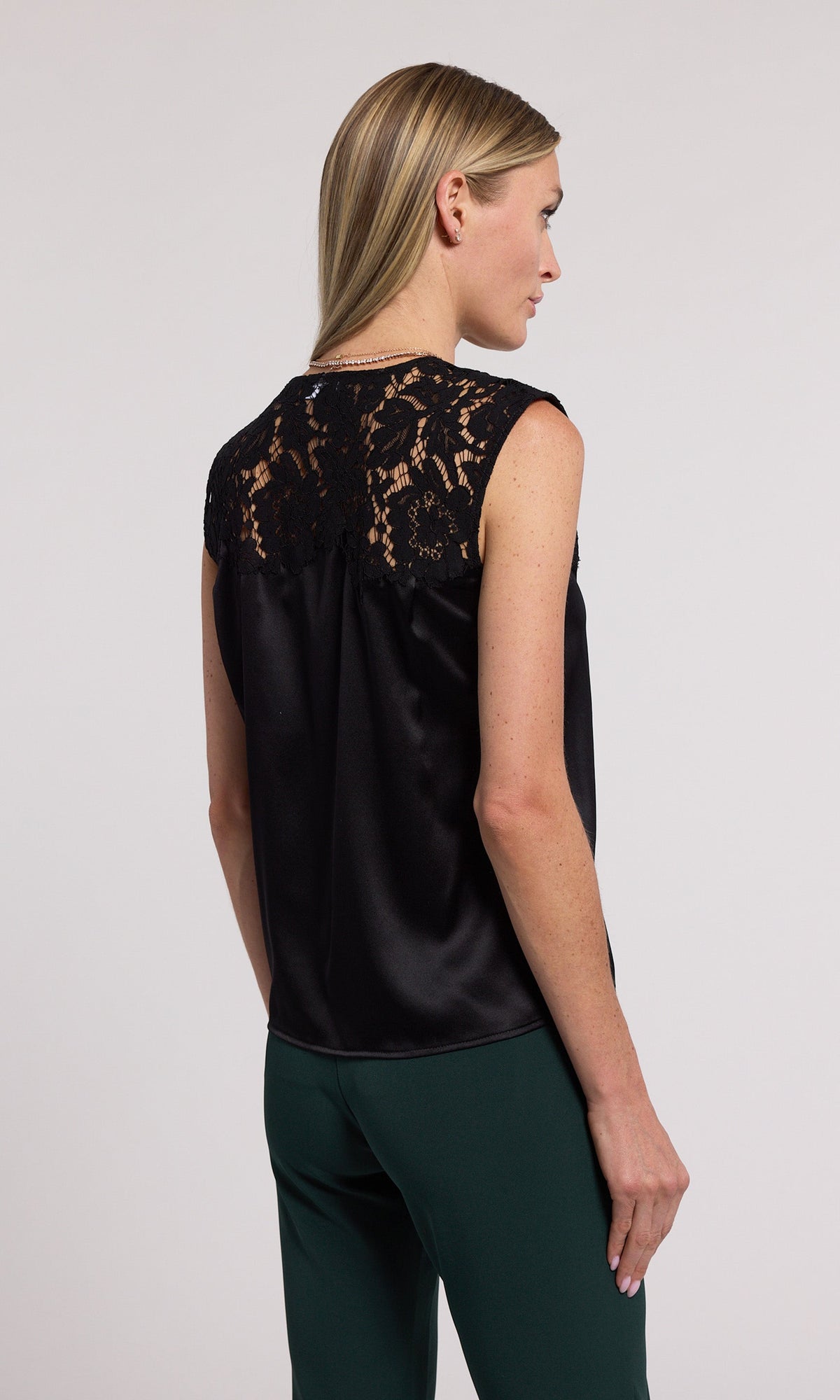 Ursula Lace Combo Blouse