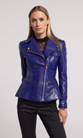Selah Vegan Leather Moto Jacket
