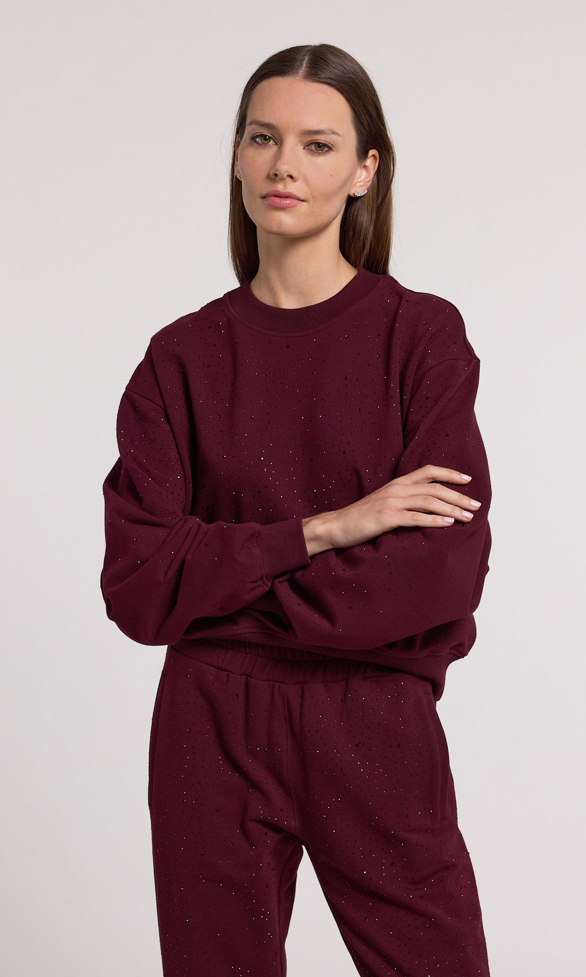 Colby Compact Crystal Sweatshirt