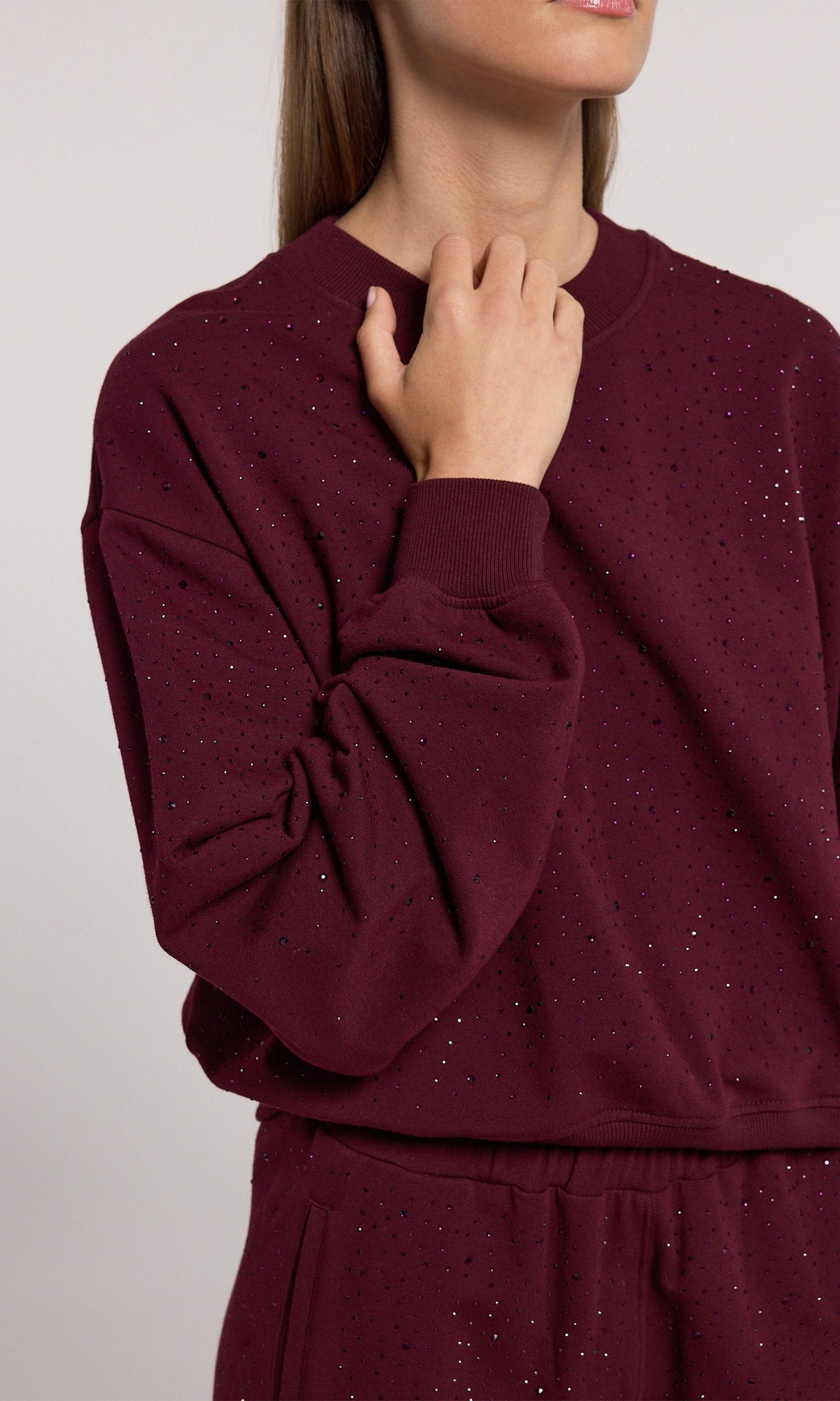 Colby Compact Crystal Sweatshirt