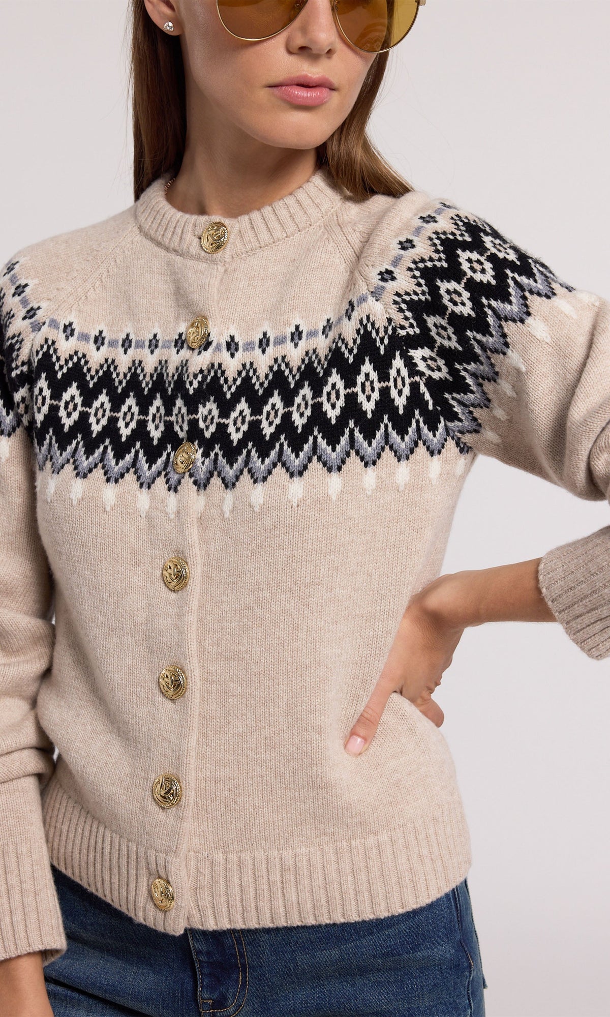 Frances Fair Isle Cardigan