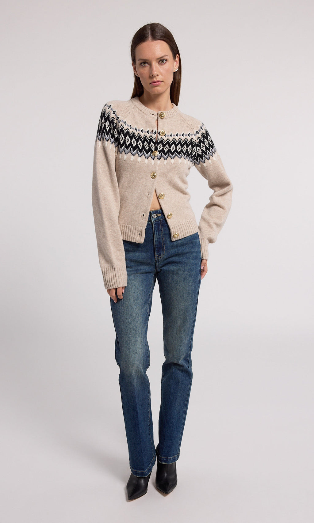 Frances Fair Isle Cardigan