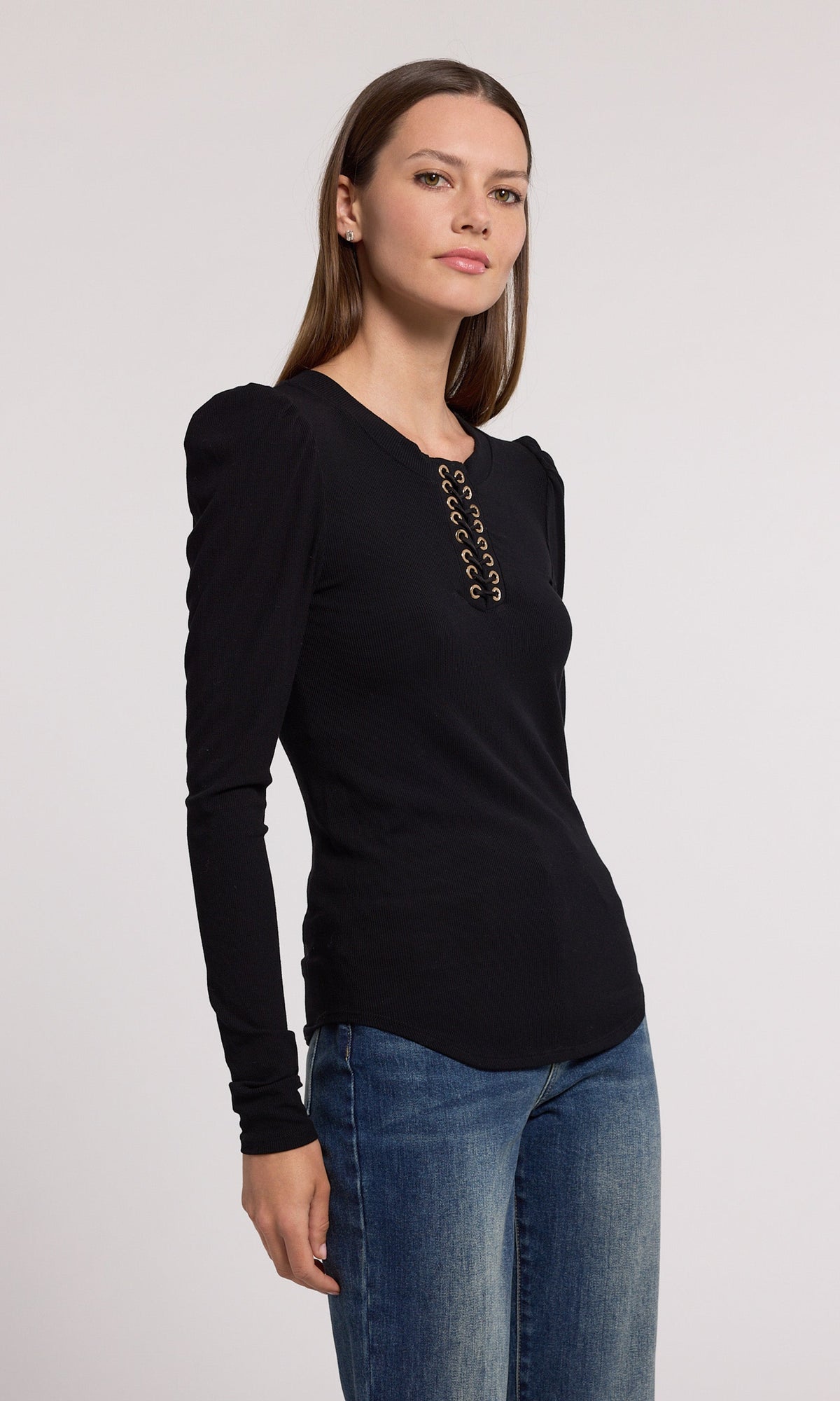 Khara Lace-Up Top