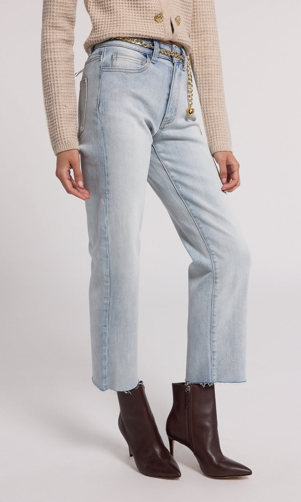 Jordy Chain Belted Jeans