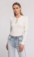 Khara Lace-Up Top