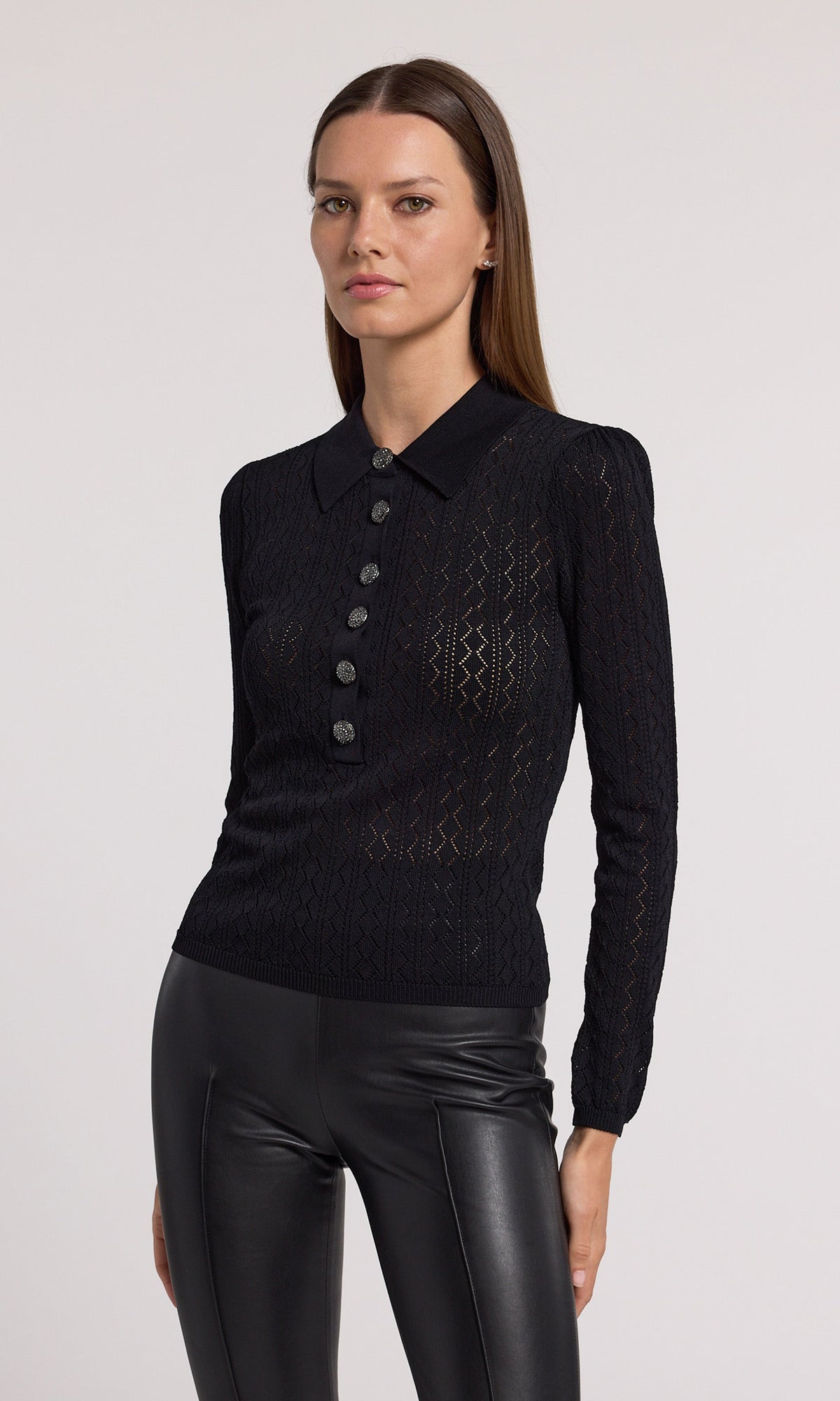 Angelica Pointelle Sweater