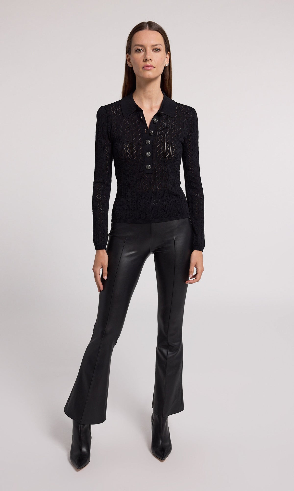 Angelica Pointelle Sweater
