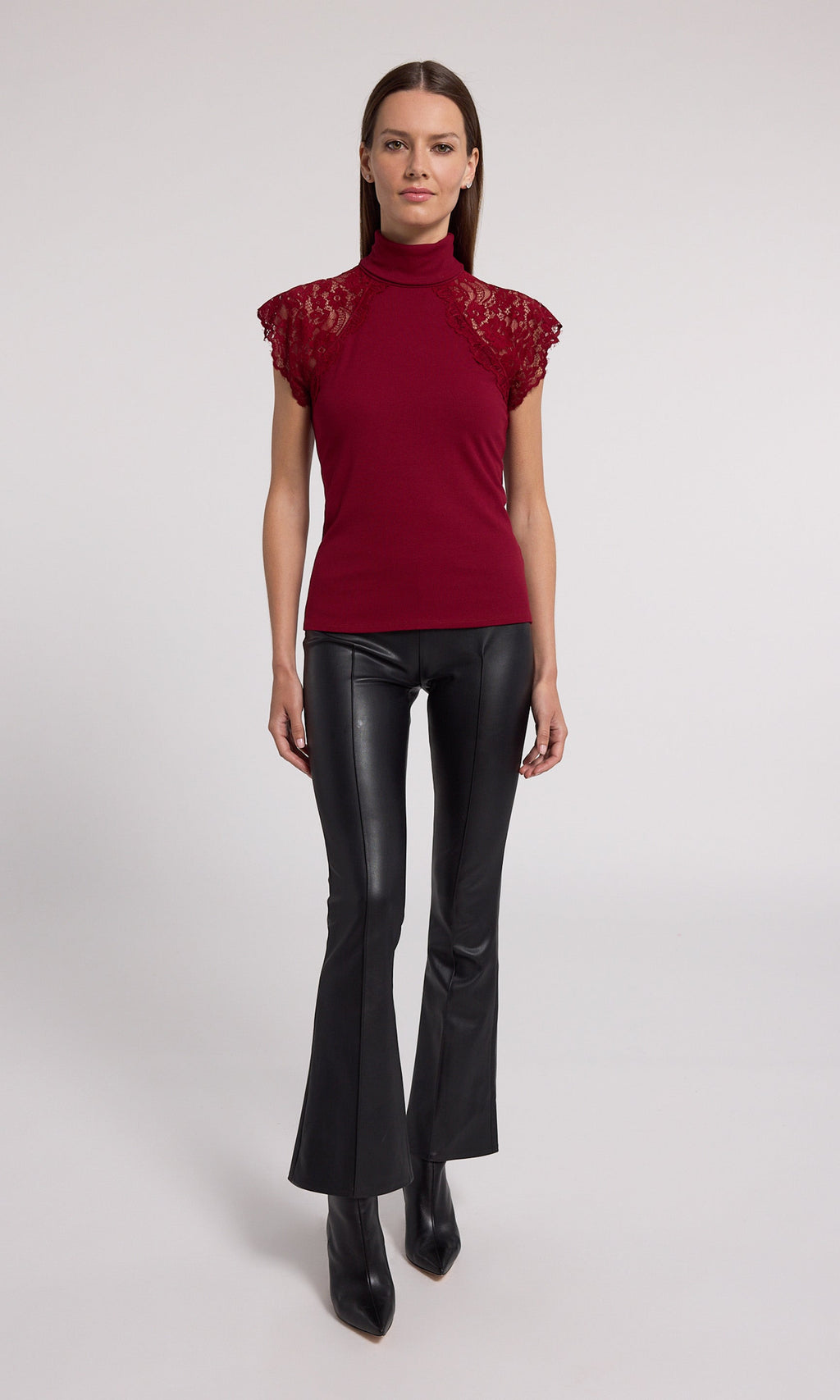 Jessenia Lace Combo Top