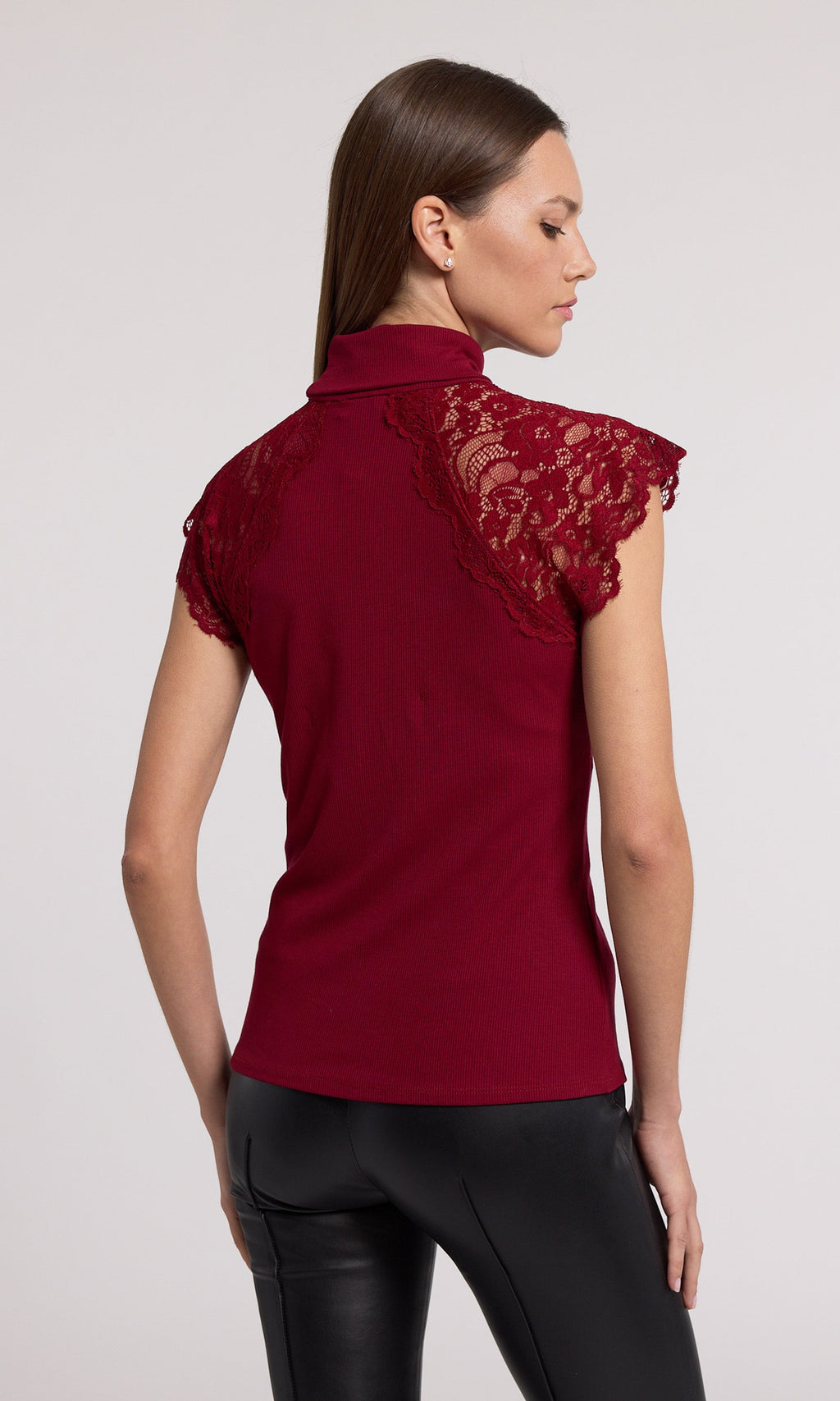 Jessenia Lace Combo Top