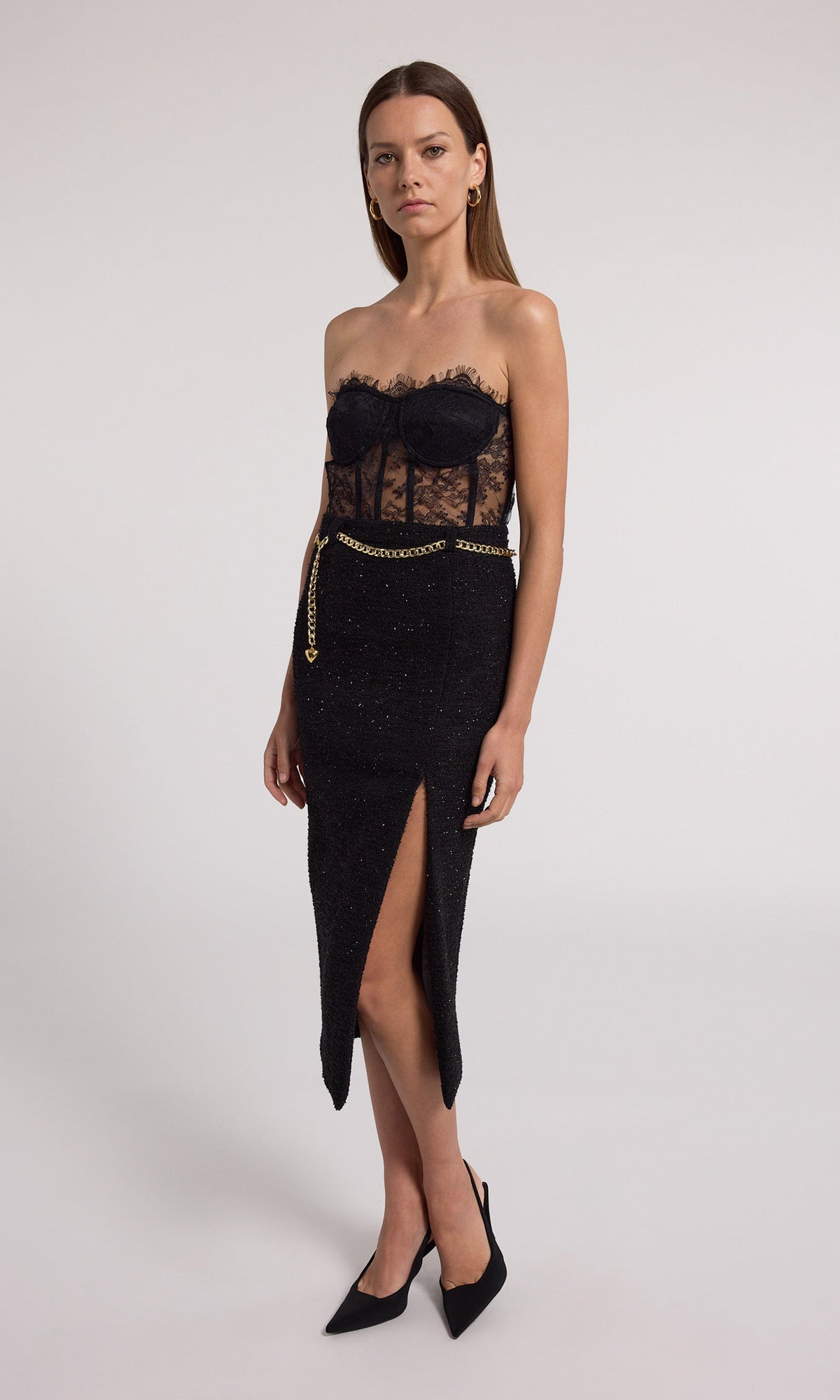 Enya Chantilly Lace Bustier