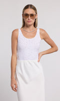 Gigi Crystal Jersey Bodysuit