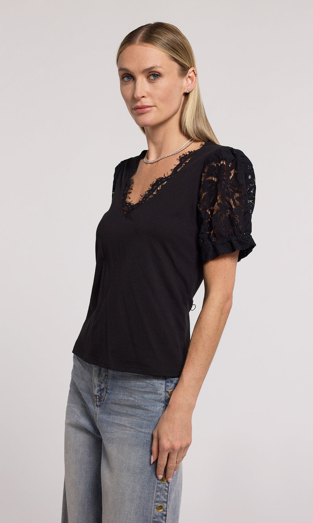 Jess Lace Combo Top