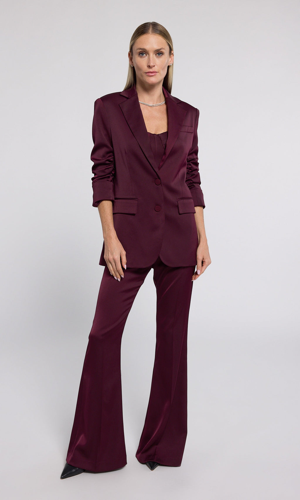 Drea Satin Blazer