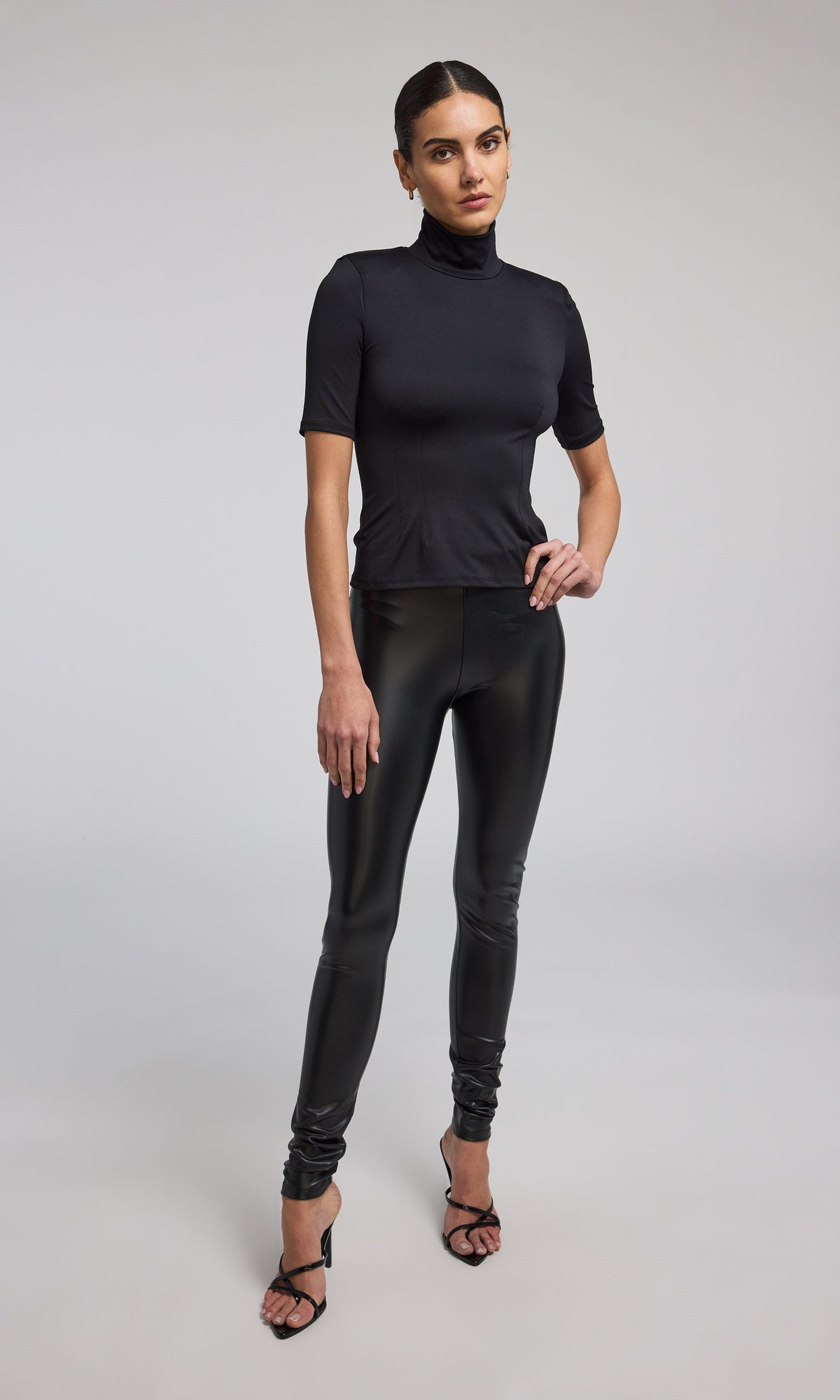 Jeffi Vegan Leather Legging