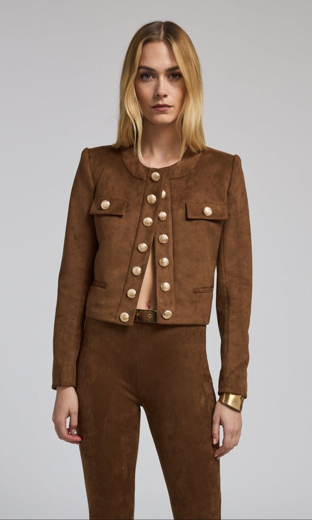 Karson Vegan Suede Jacket