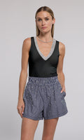 Reida Crystal Rib Tank Top