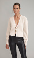 MONSE CHAIN CLOSURE CARDIGAN