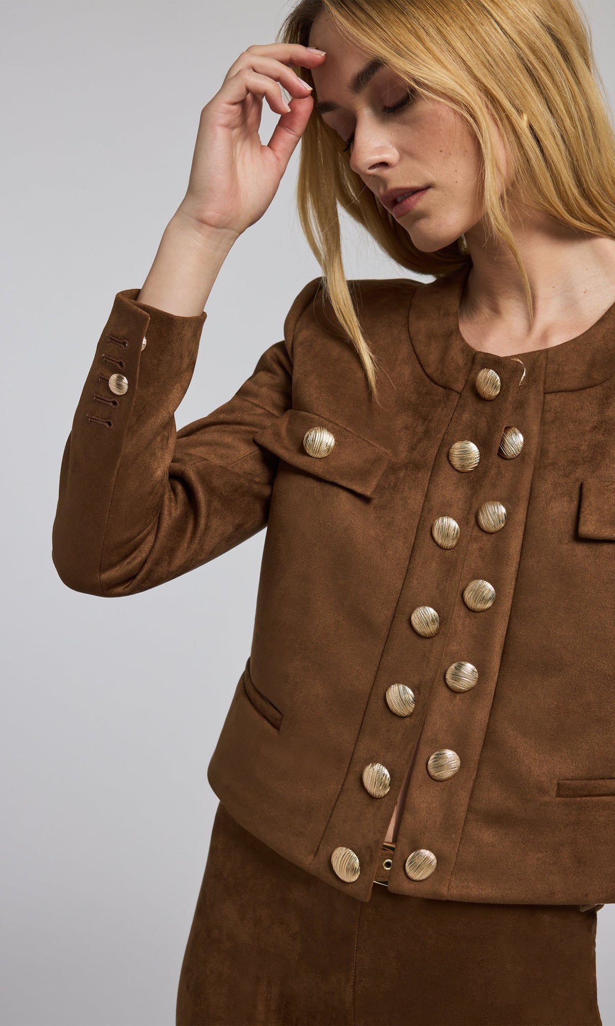 Karson Vegan Suede Jacket