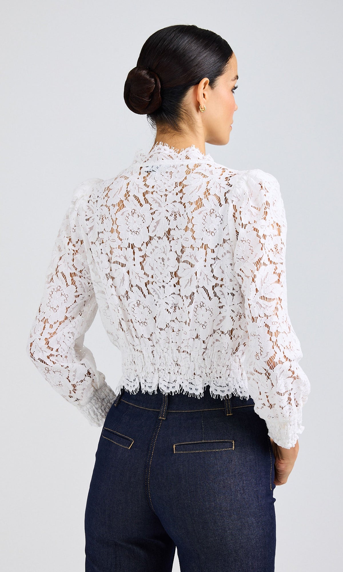 Kairi Lace Wrap Blouse