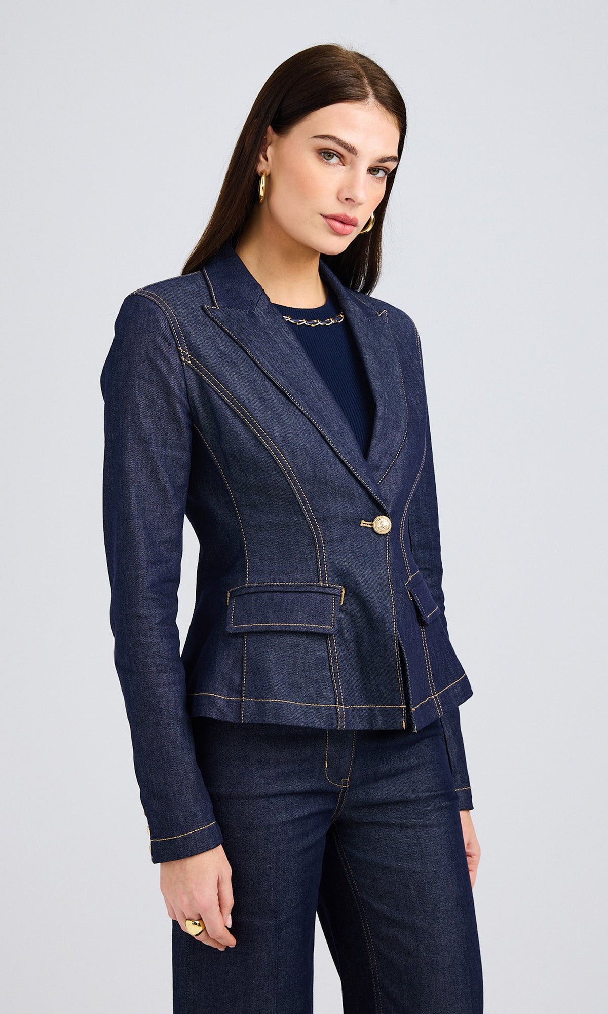 Mara Sheen Denim Jacket