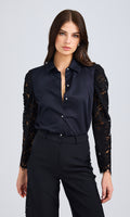 Pamela Lace Combo Shirt