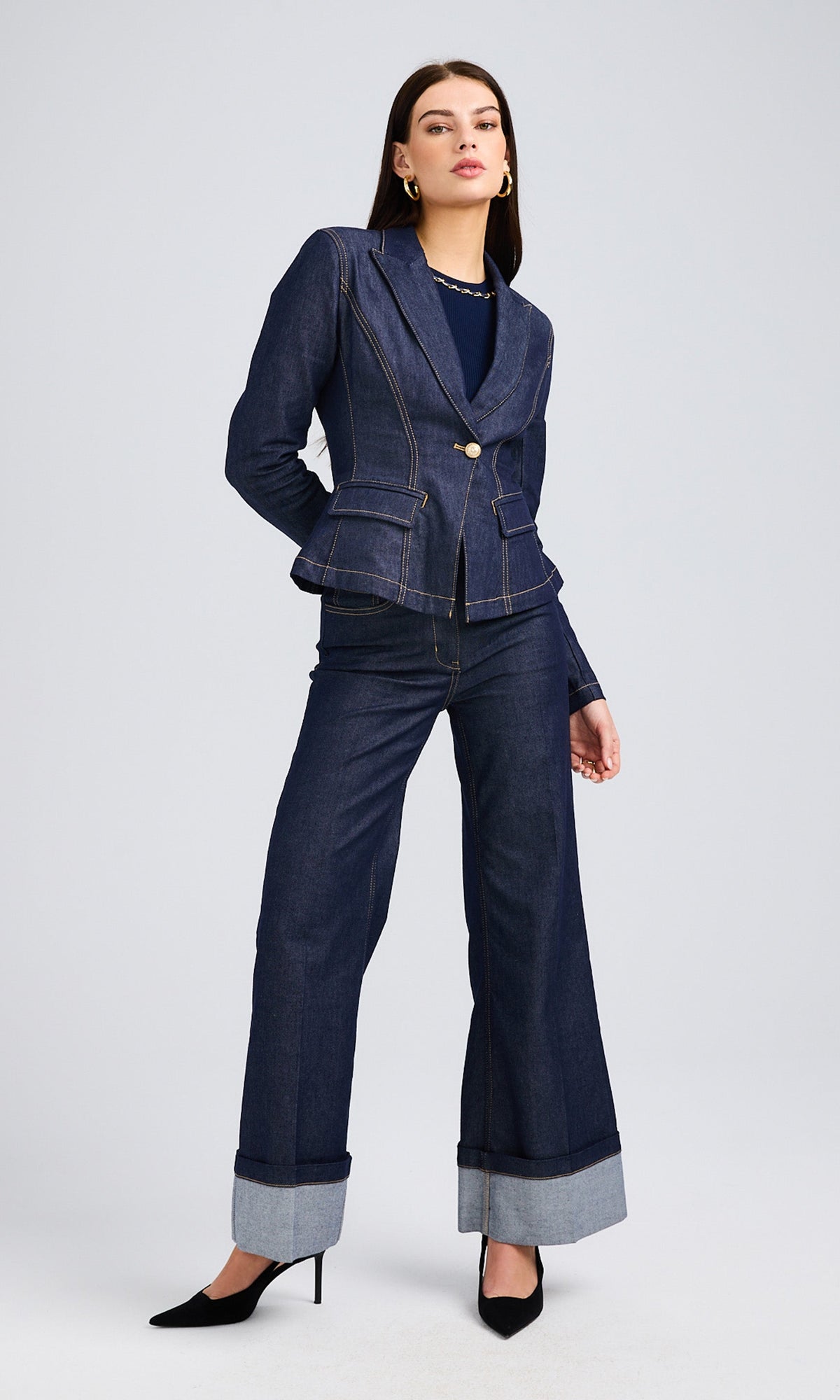 Mara Sheen Denim Jacket