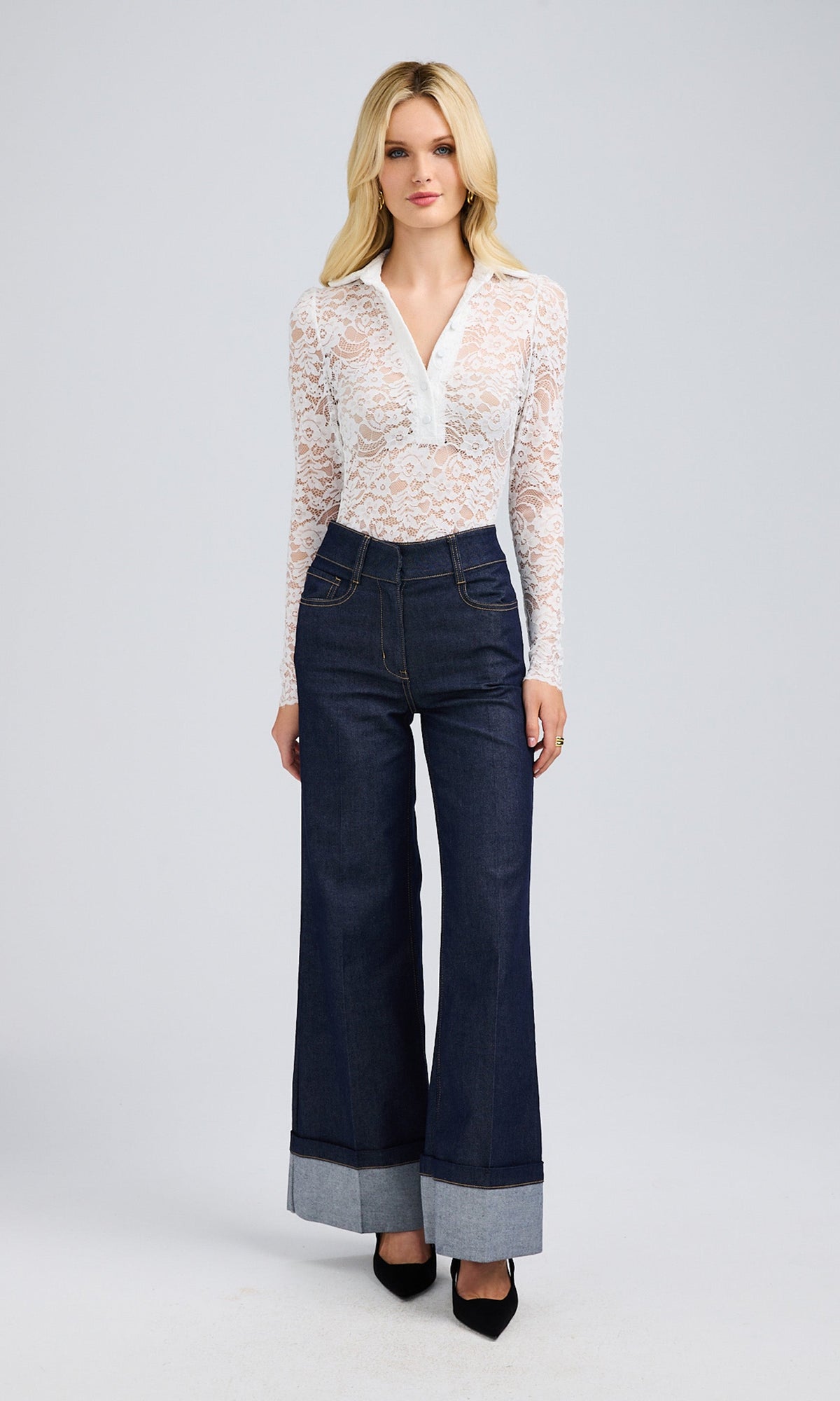 Dominique Lace Top