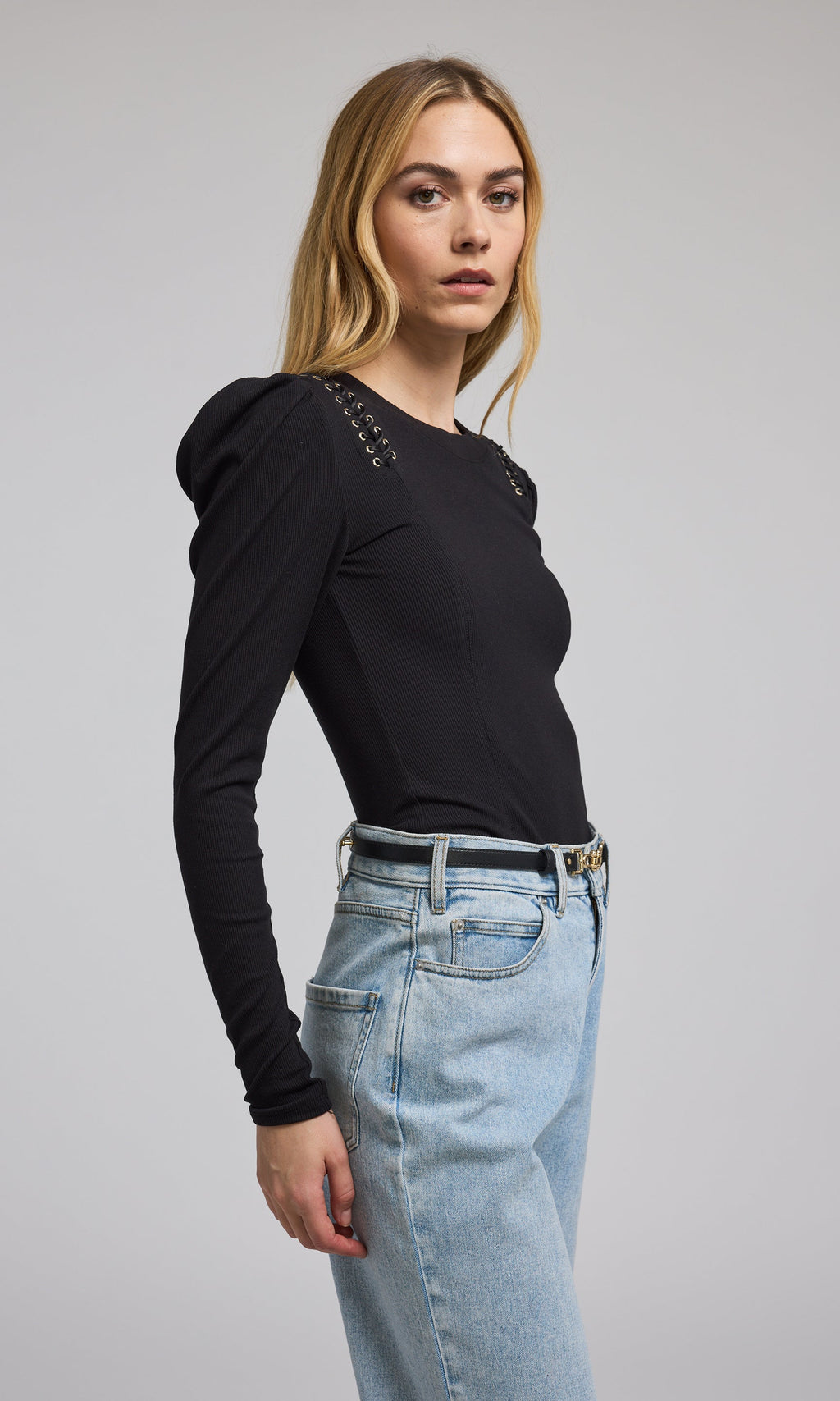 Preston Lace-Up Top