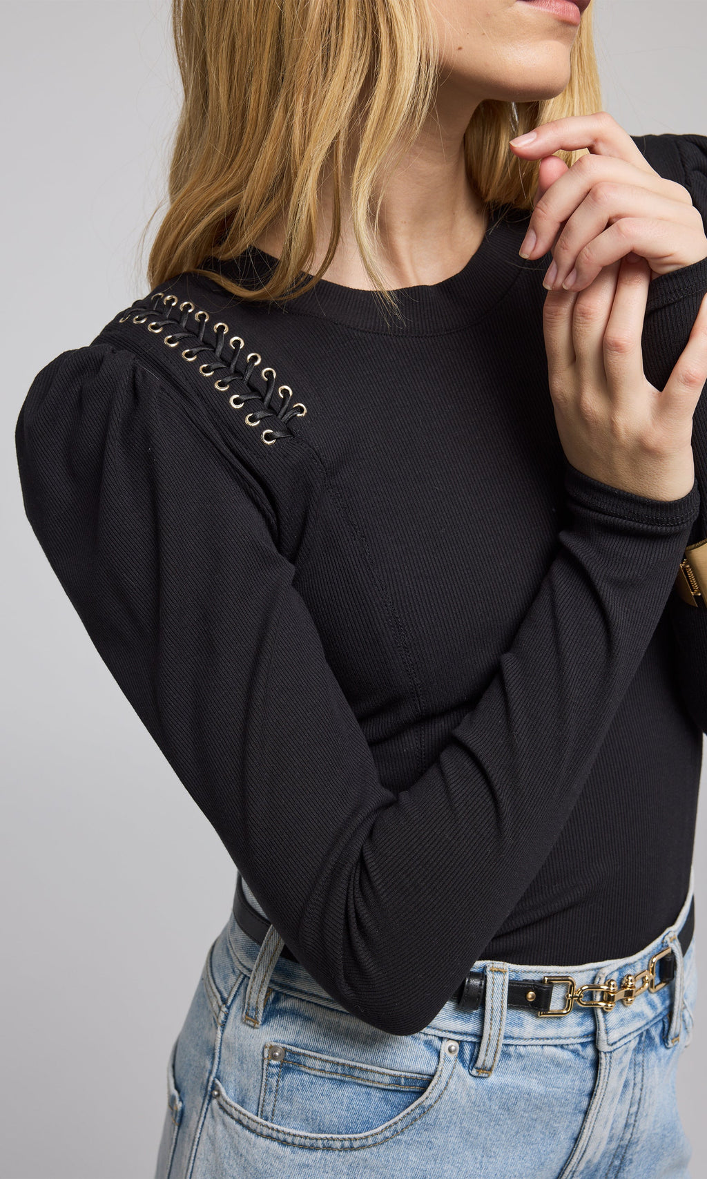 Preston Lace-Up Top