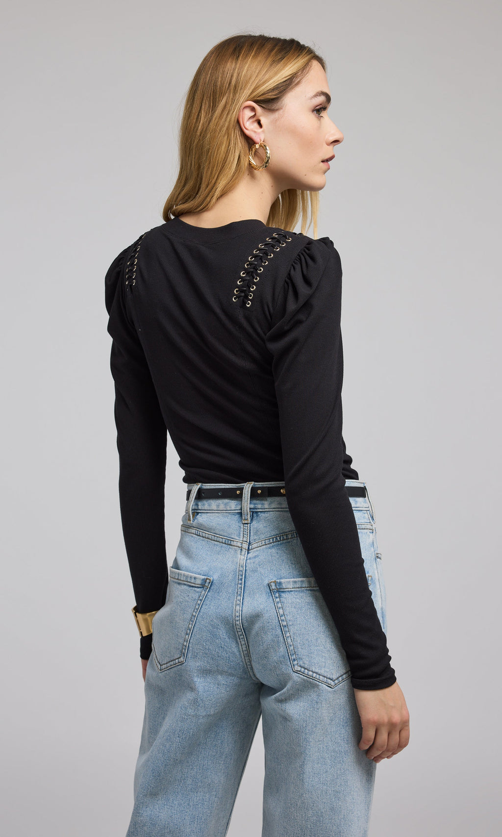 Preston Lace-Up Top