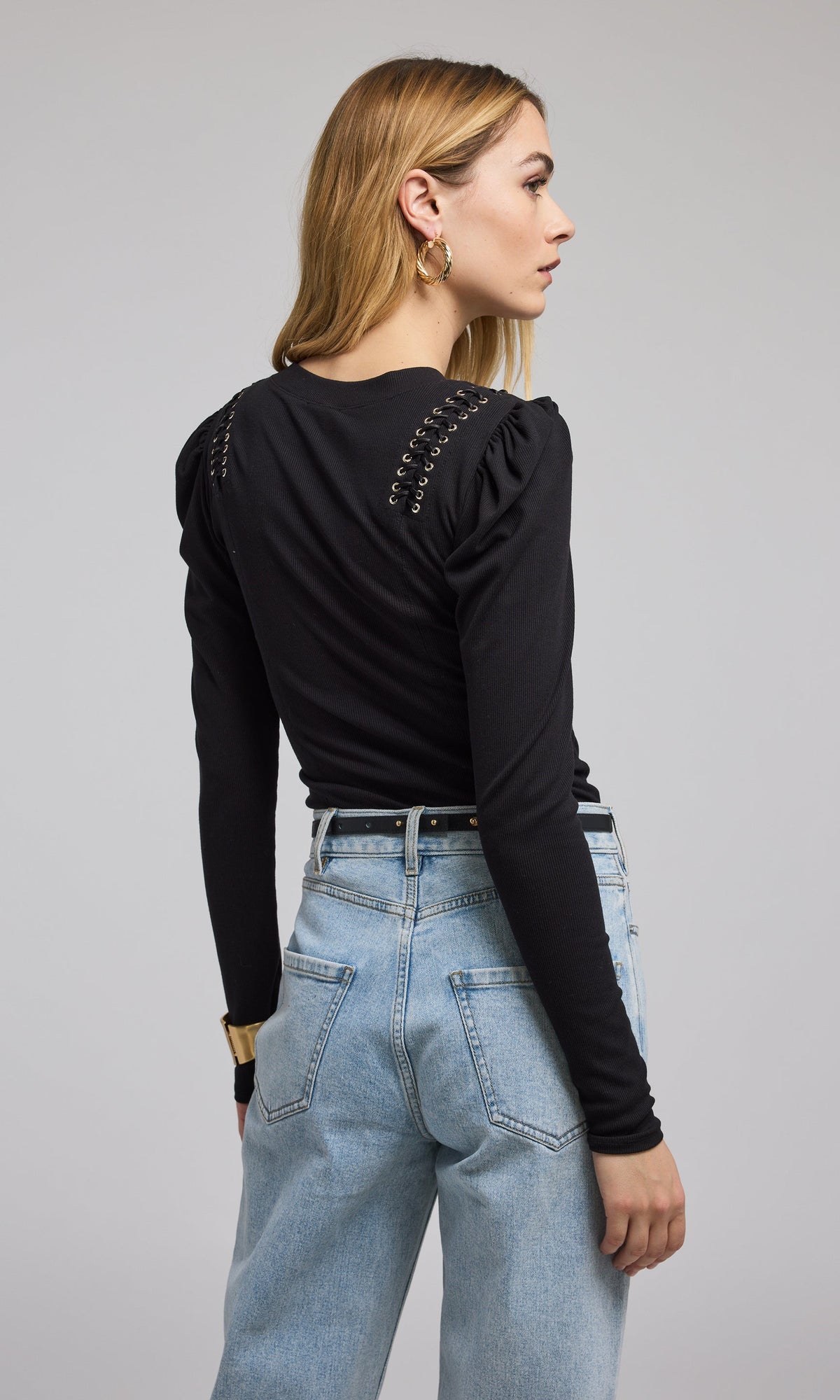Preston Lace-Up Top