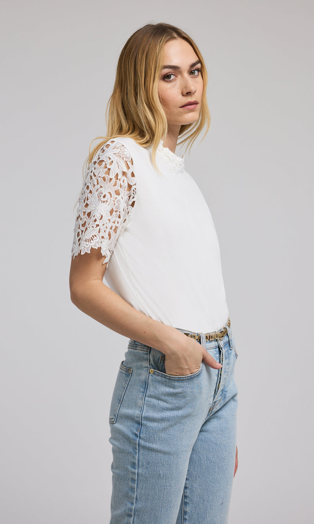 Ramona Lace Combo Top